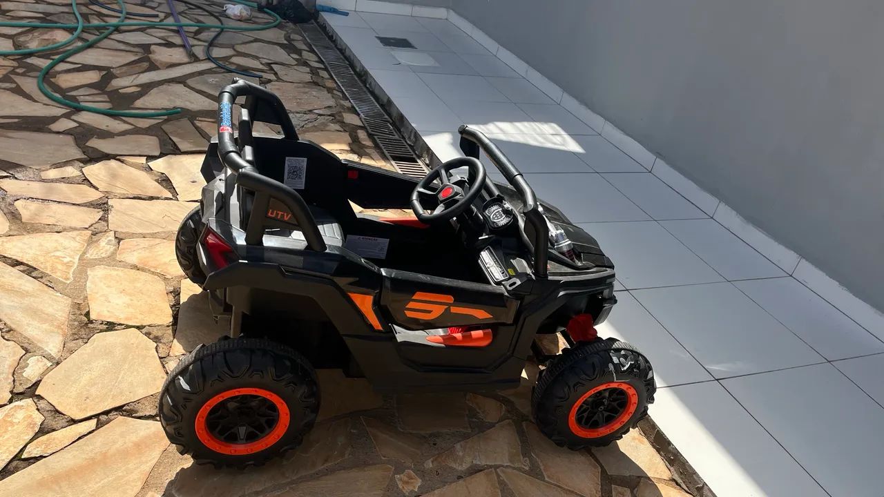 CARRINHO ELÉTRICO INFANTIL UTV 12V - 2 LUGARES - Foto 2