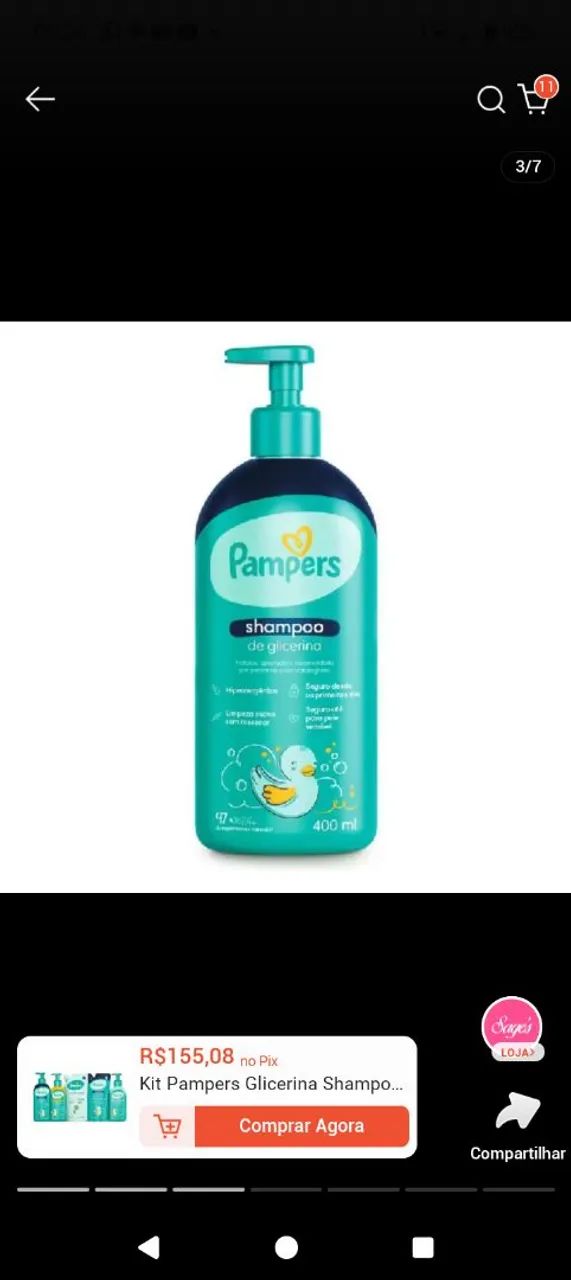 Kit Pampers fechado - Foto 2