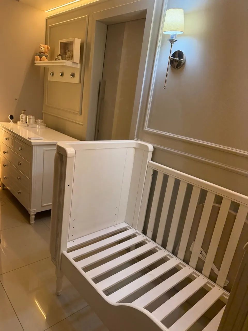 Berço + cômoda infantil 