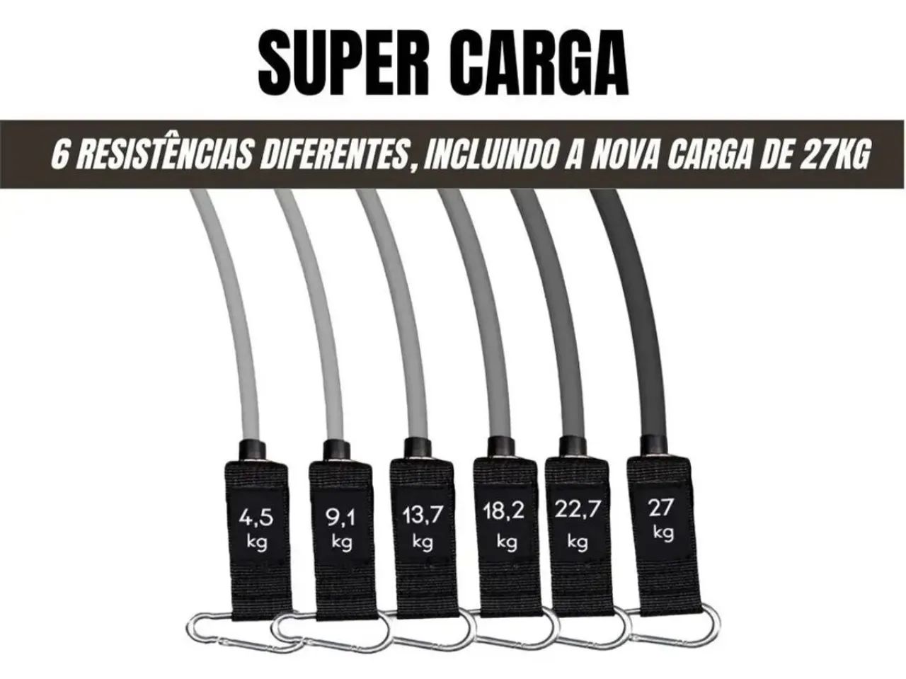 Elásticos para treino em casa - Foto 3