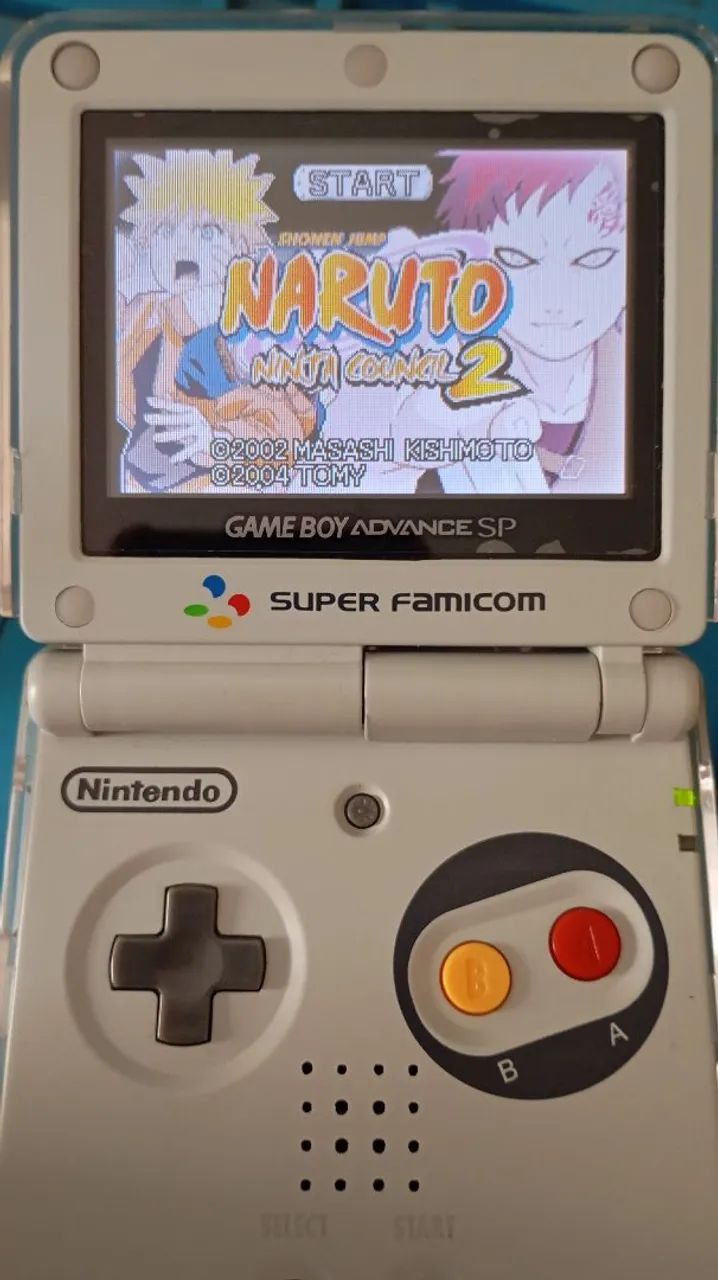 TELA ORIGINAL GBA SP + CARCAÇA NOVA TEMA SUPER FAMICOM - Foto 4