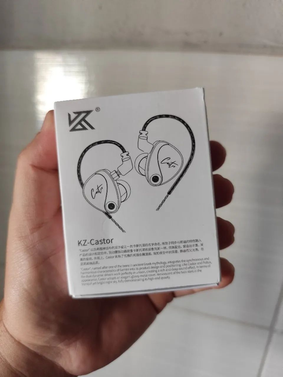 Fone de ouvido KZ Castor Improved Bass  - Foto 2
