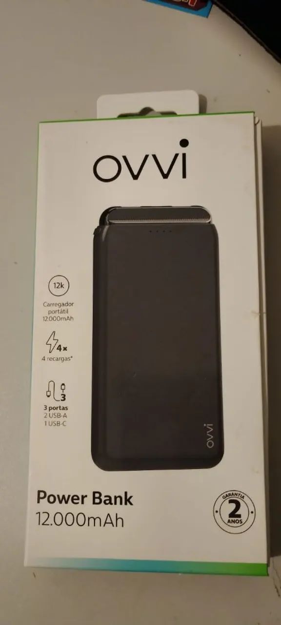 Power bank 12.000ah  novo na caixa - Foto 2