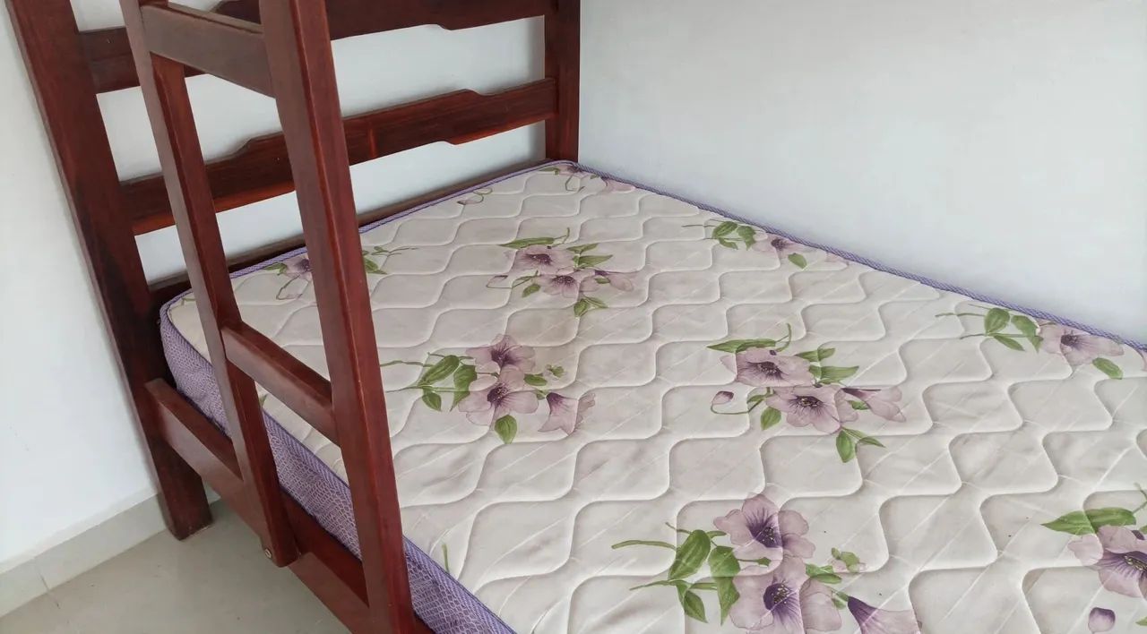 Cama Beliche completa com 2 colchões - Foto 3