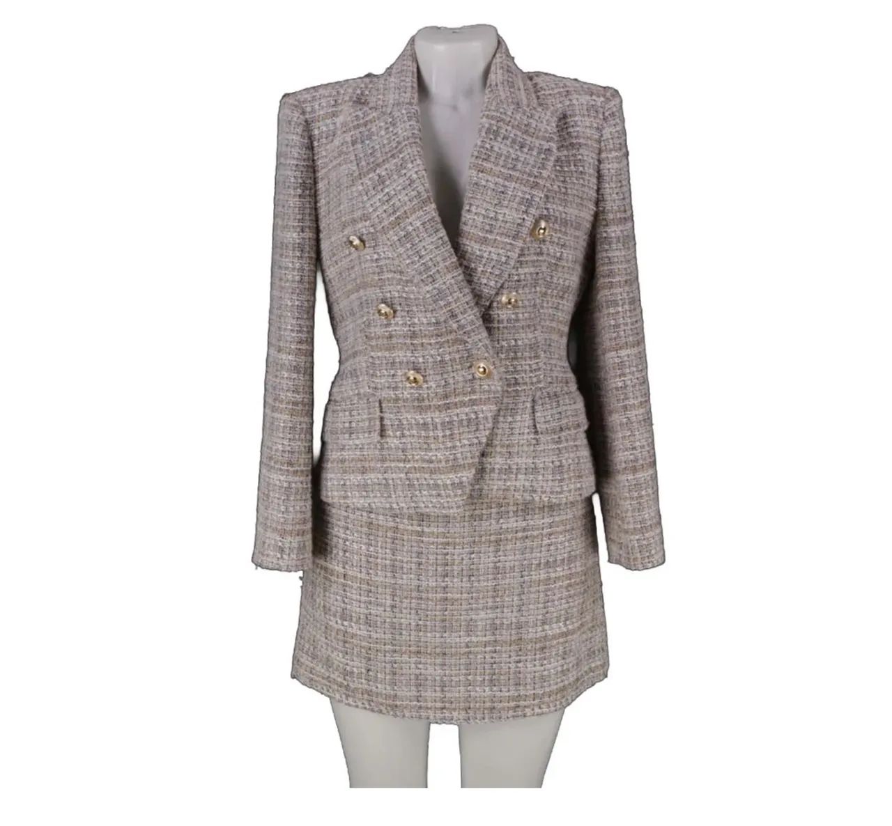 Conjunto Zara tweed 