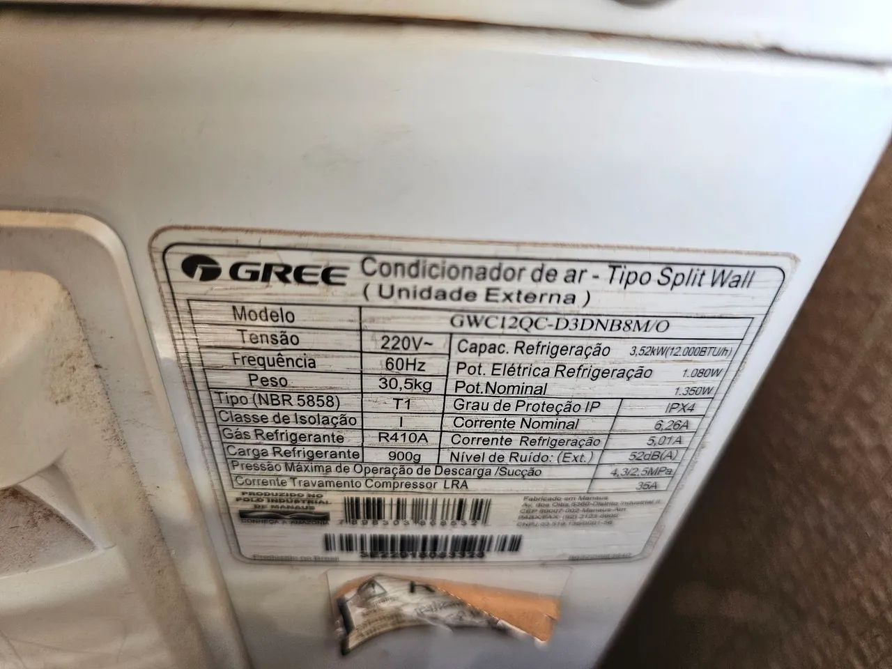 SPLIT 12.000 BTUS GREE - Foto 4
