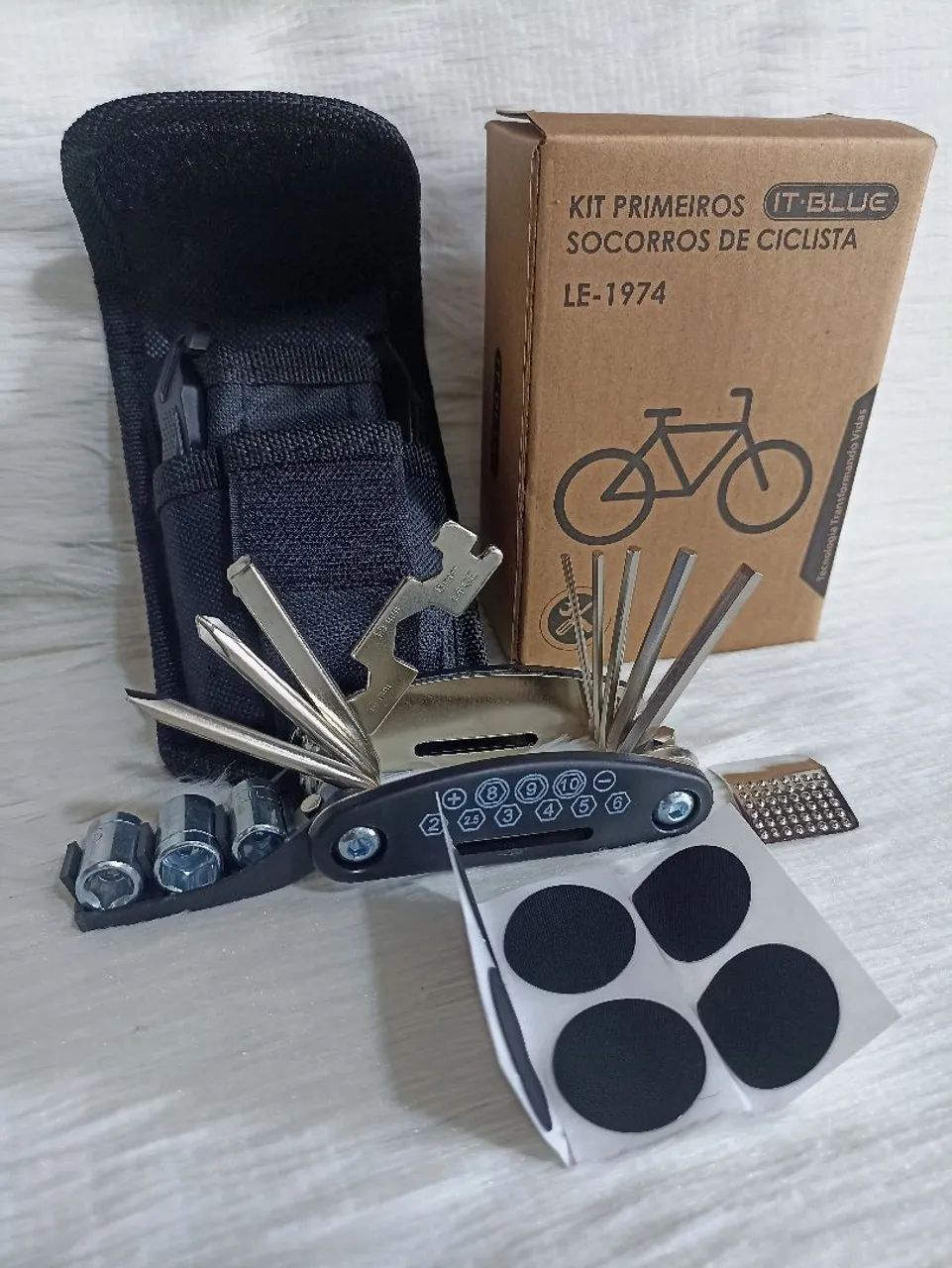 Kit primeiros socorros para ciclistas com remendo frio / OFERTA IMPERDÍVEL  - Foto 3