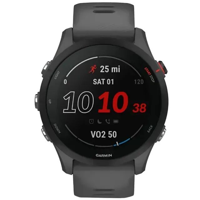 Relogio Garmin Forerunner 255 Grafitte De 46mm - Foto 2