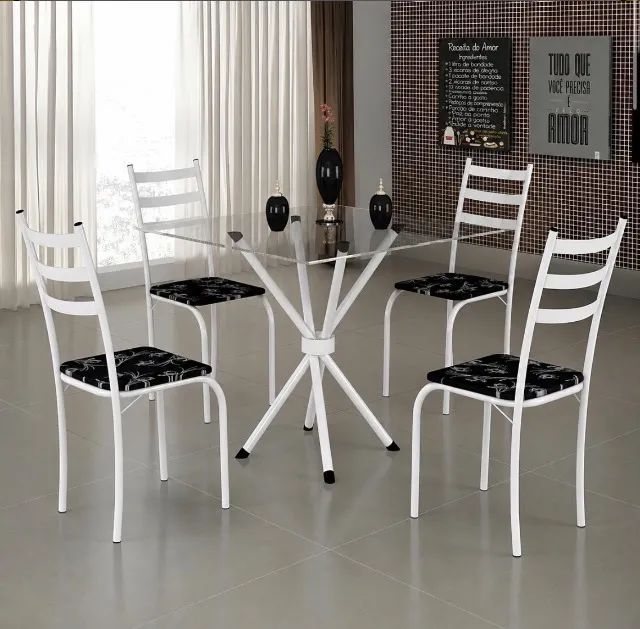 Conjunto de Jantar Versati 4 Lugares