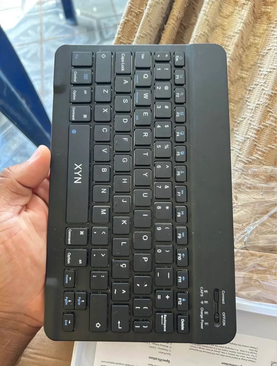 Kit para tablet, com mouse, teclado e capa - Foto 4