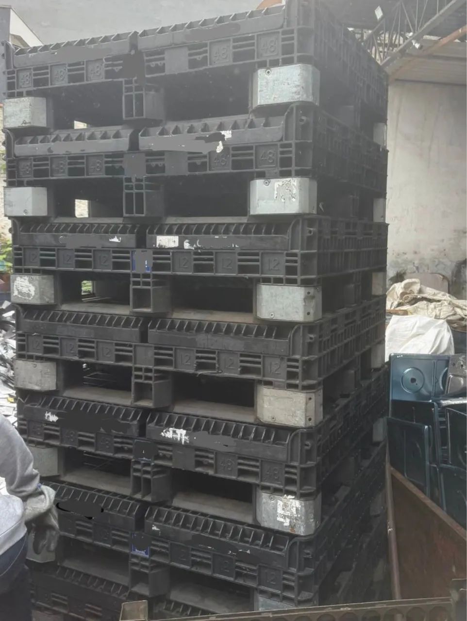 Caixa Pallets de plástico 