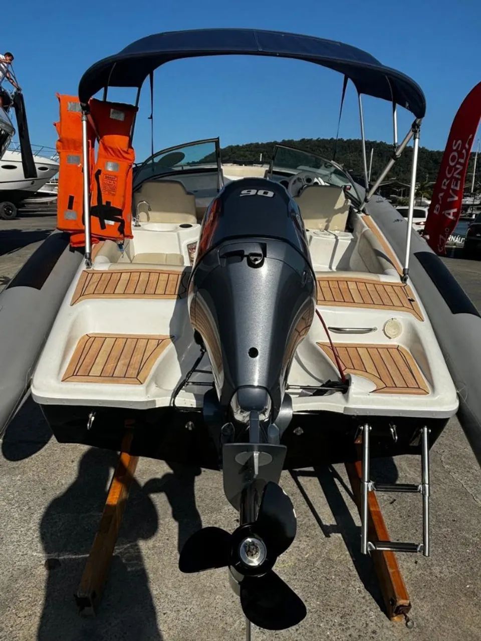 Bote inflável Landmark 19 pés Yamaha 90hp  - Foto 2