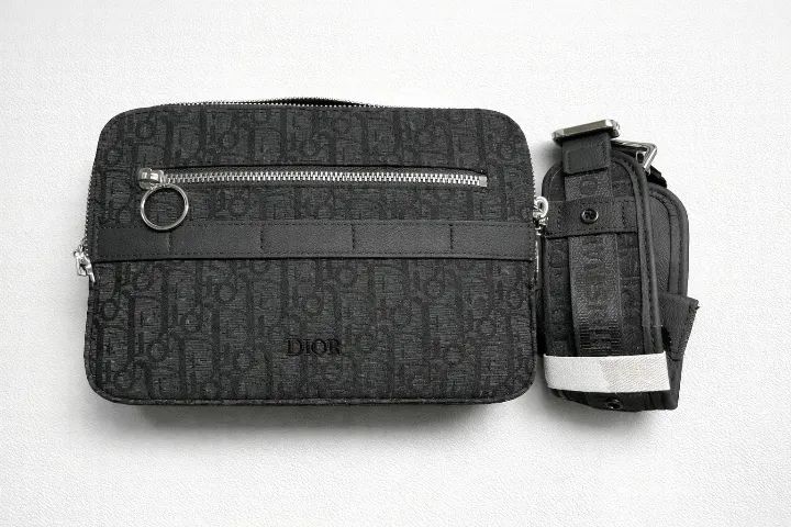    Bolsa Dior Oblique Preta Premium Nova com Caixa - Foto 2