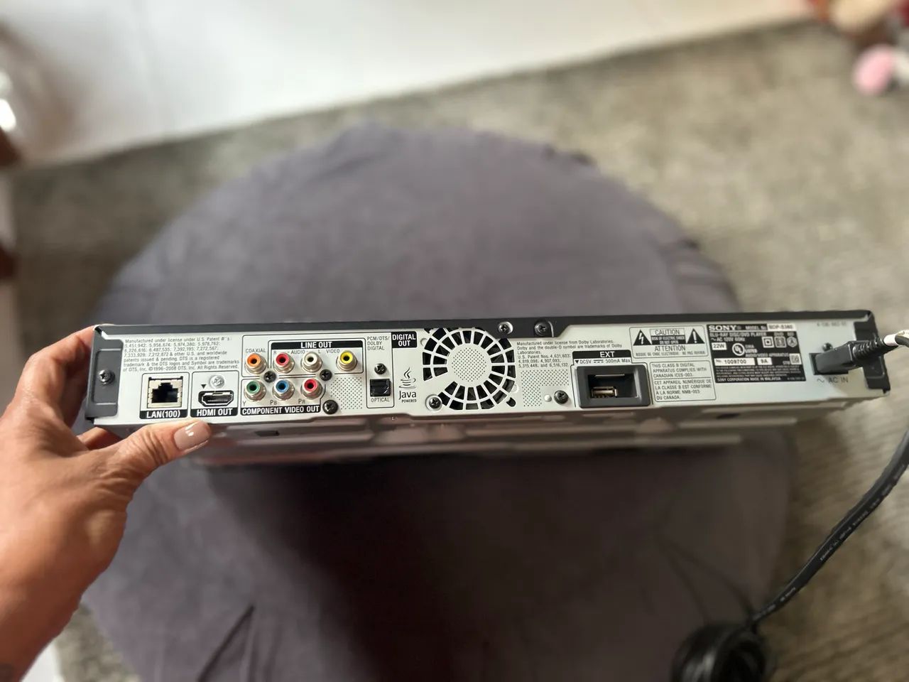 Sony  BDP-S360, um Blu-ray Disc/DVD Player. Ele - Foto 3