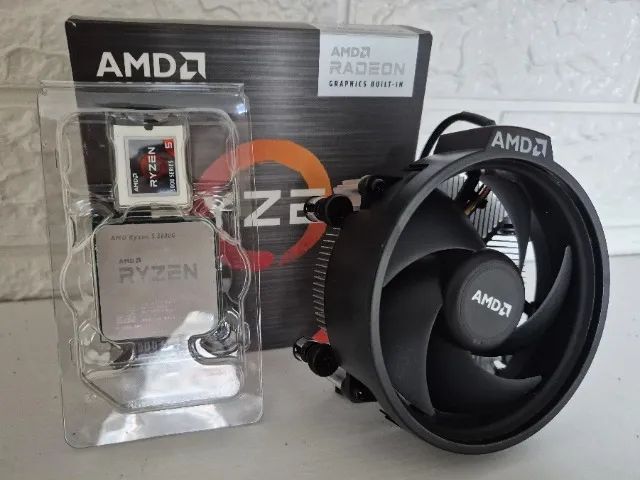 Processador Ryzen 5 5600G com caixa e cooler box - Foto 3