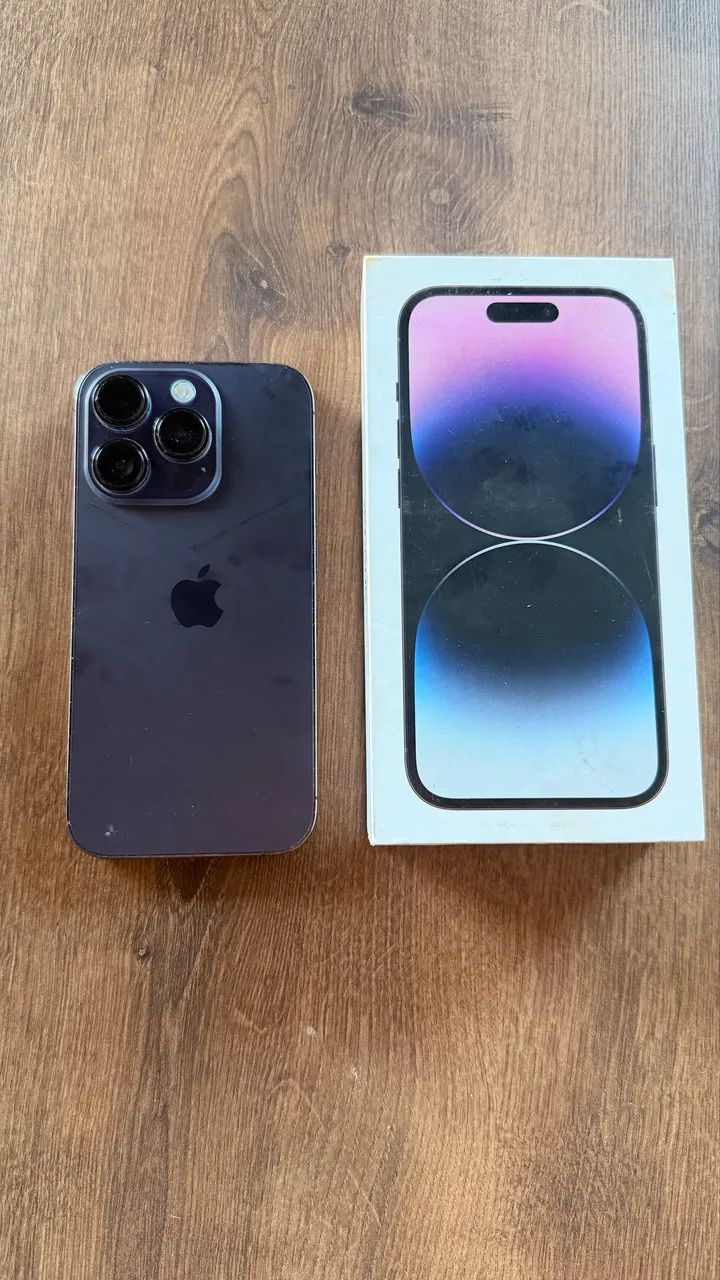 iPhone 14 Pro 128gb Roxo - Caixa e NF - ÚNICO DONO - Foto 3