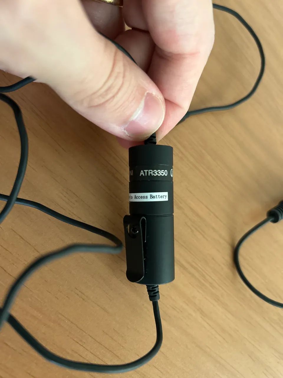Microfone Lapela Audio-Technica ATR3350iS - Foto 2