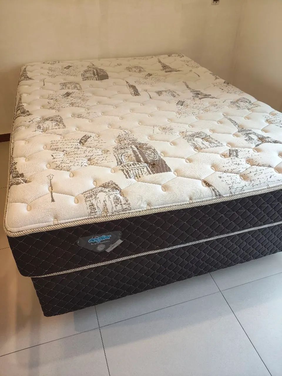 CAMA BOX CASAL E CABECEIRA 