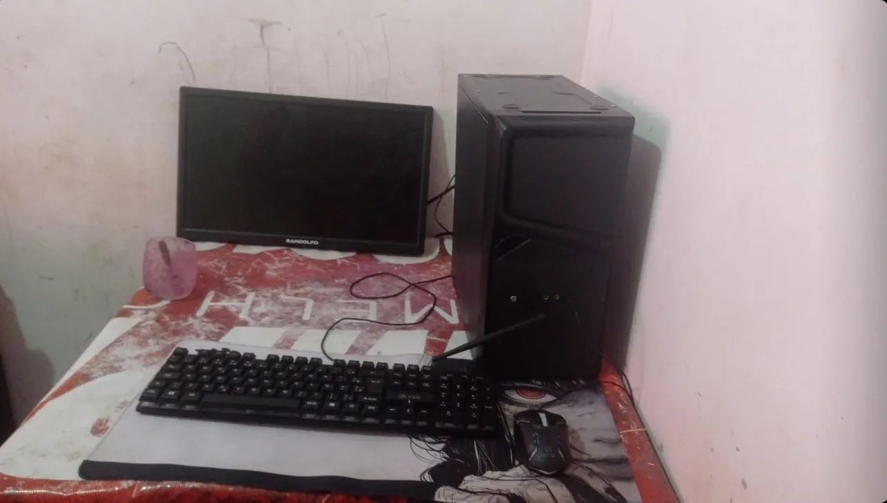 Pc completo otimo pra vender logo