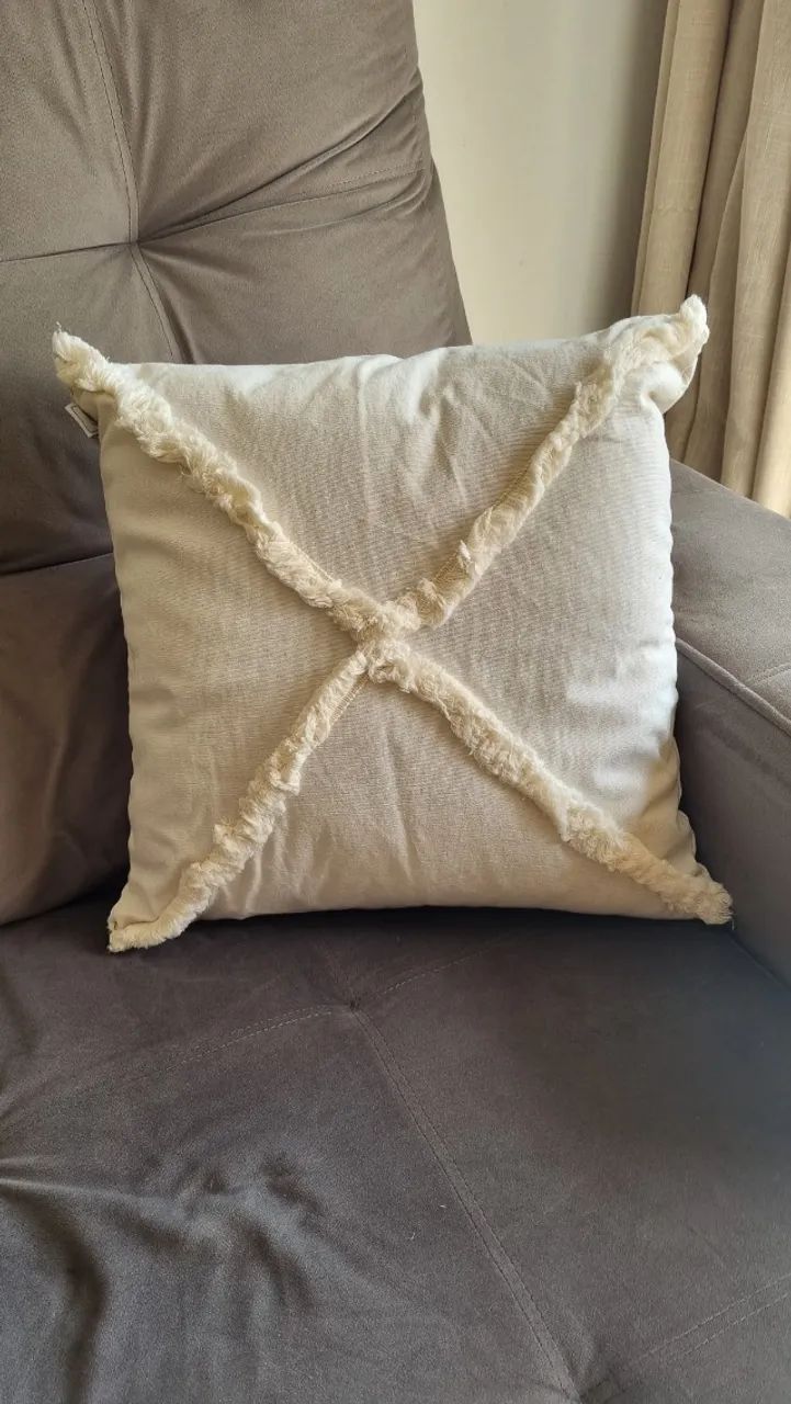 Nova! Capa de almofada camicado home style | moderna | 45x45 cm
