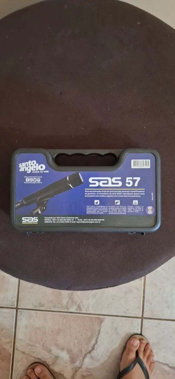 Microfone SAS 57 Santo Ângelo (sm57)