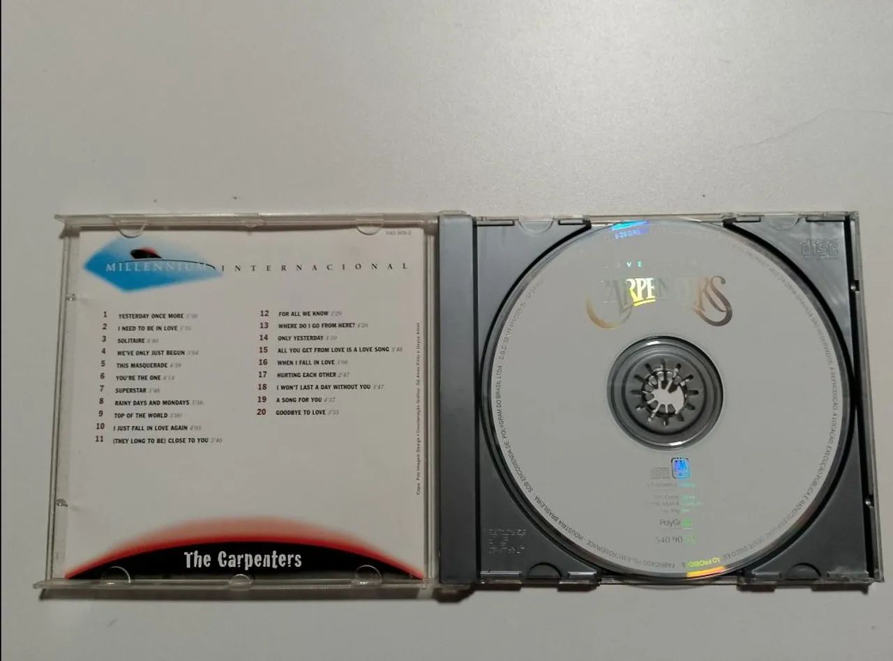 CD love songs carpenters millennium - Foto 3