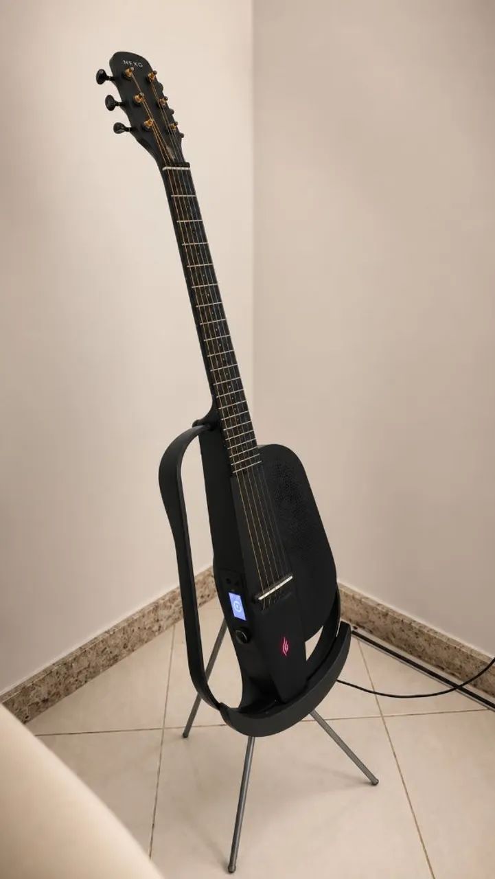 Violão ENYA NEXG 2 + Base Carregadora + Case + Microfone Wireless - Foto 5