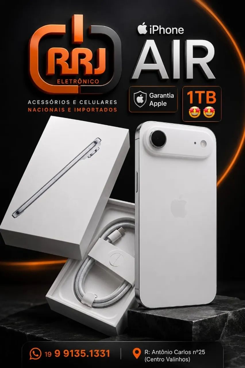 iPhone Air 1TB Zerado na Garantia Apple - Foto 3