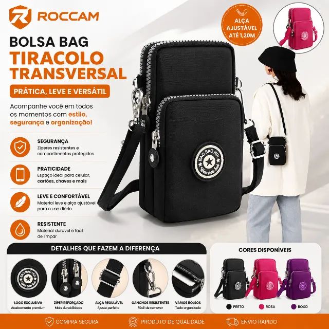 Bolsa Bag Tiracolo Transversal NOVA