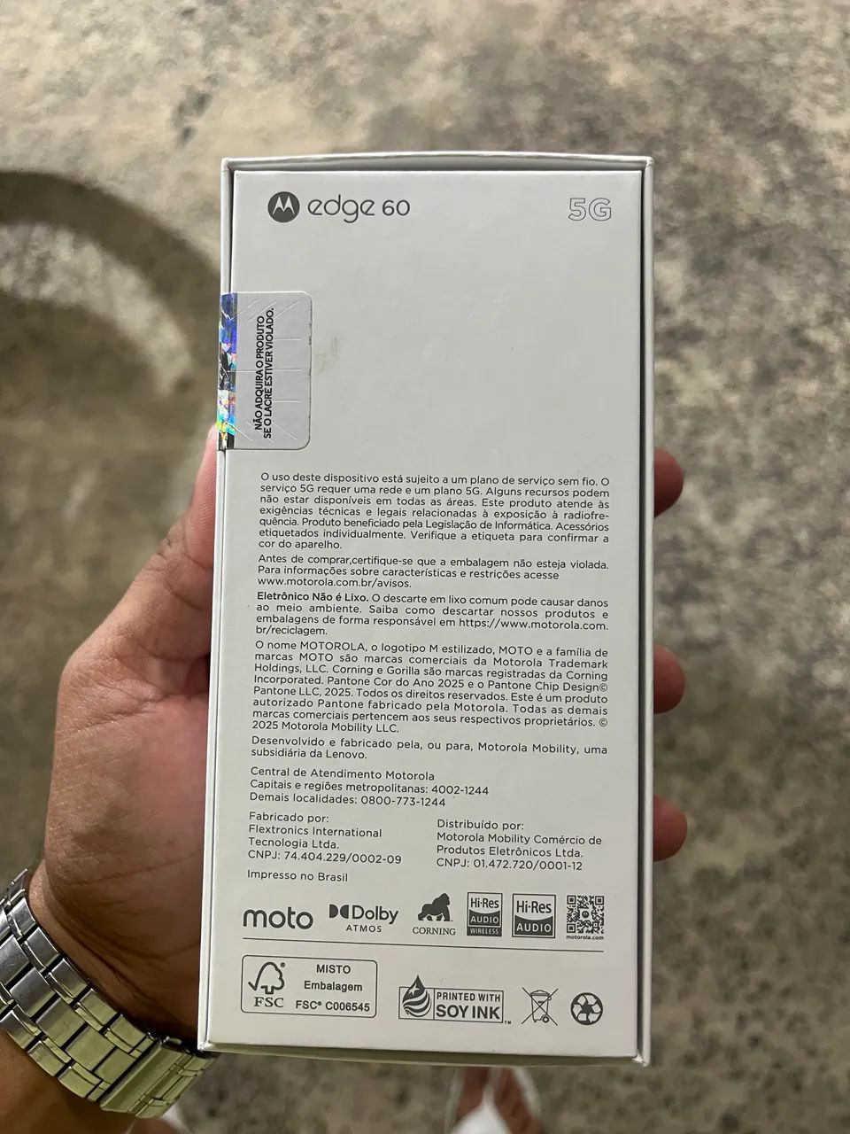  Motorola Edge 60, um aparelho com tela de 6,7 polegadas, 12 GB de RAM, 512 GB - Foto 5