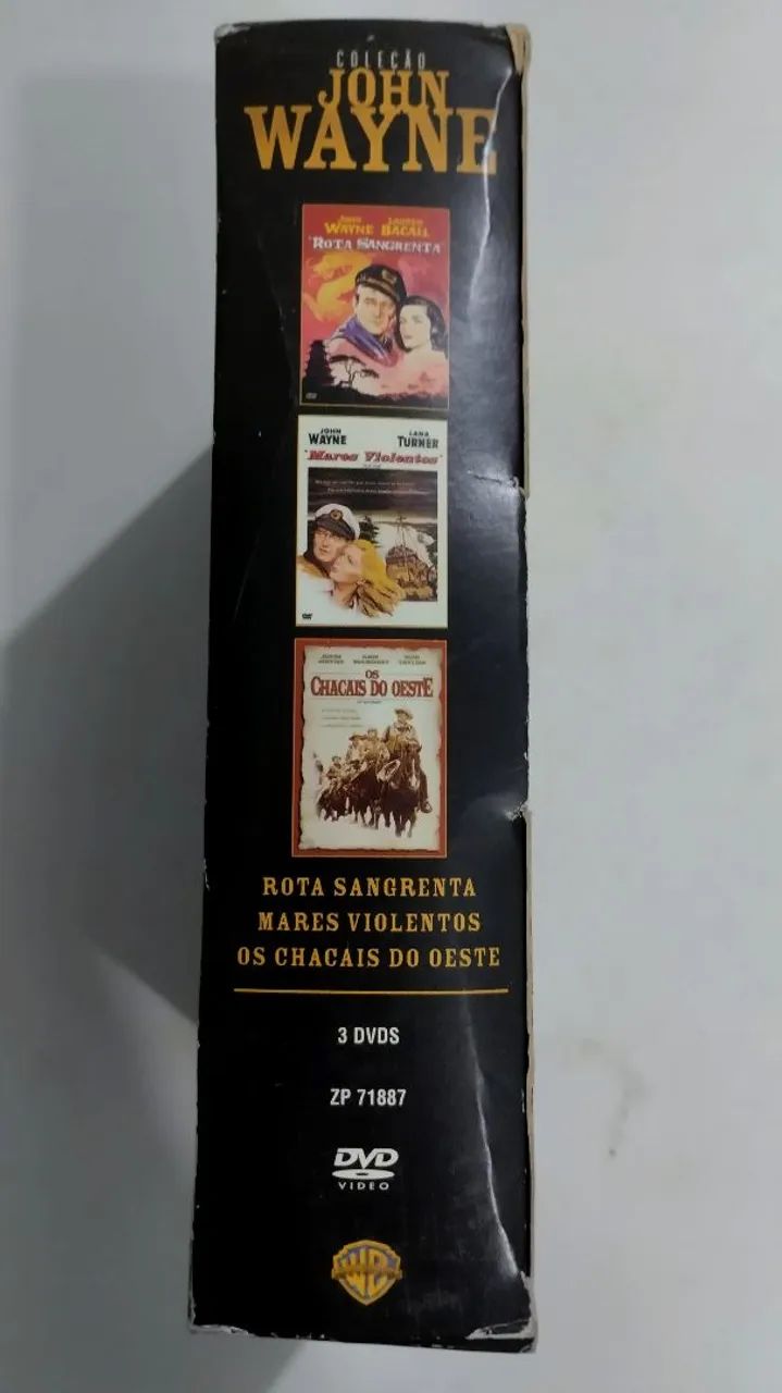 RARIDADE *** Box Coleção John Wayne 3 DVDs Edição limitada  - Foto 3