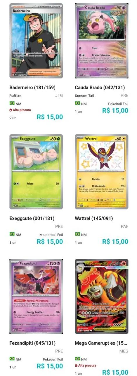 Cartas pokemon originais diversas  - Foto 5