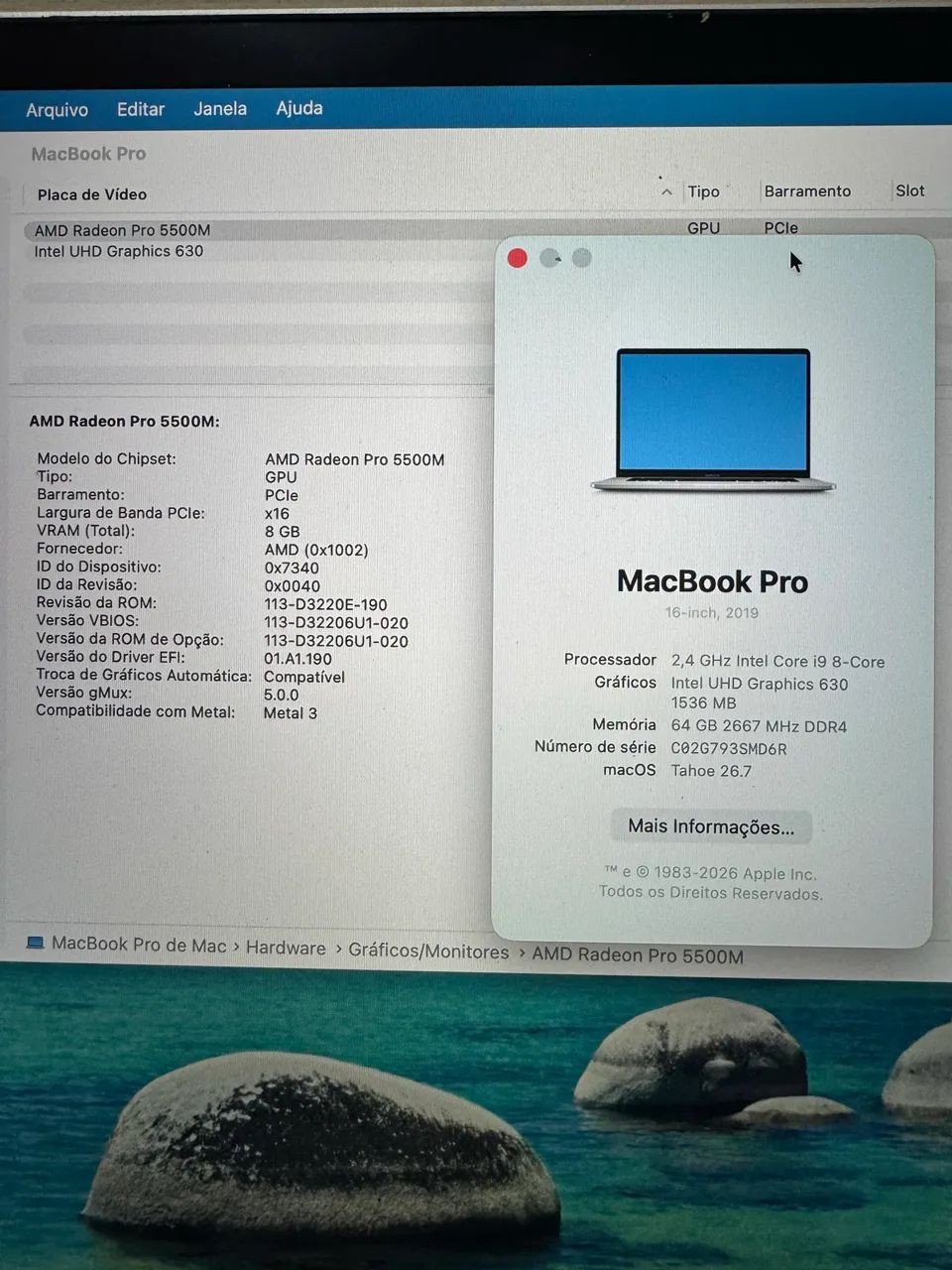MacBook Pro 16? 2019 i9 64/1tb - Foto 2