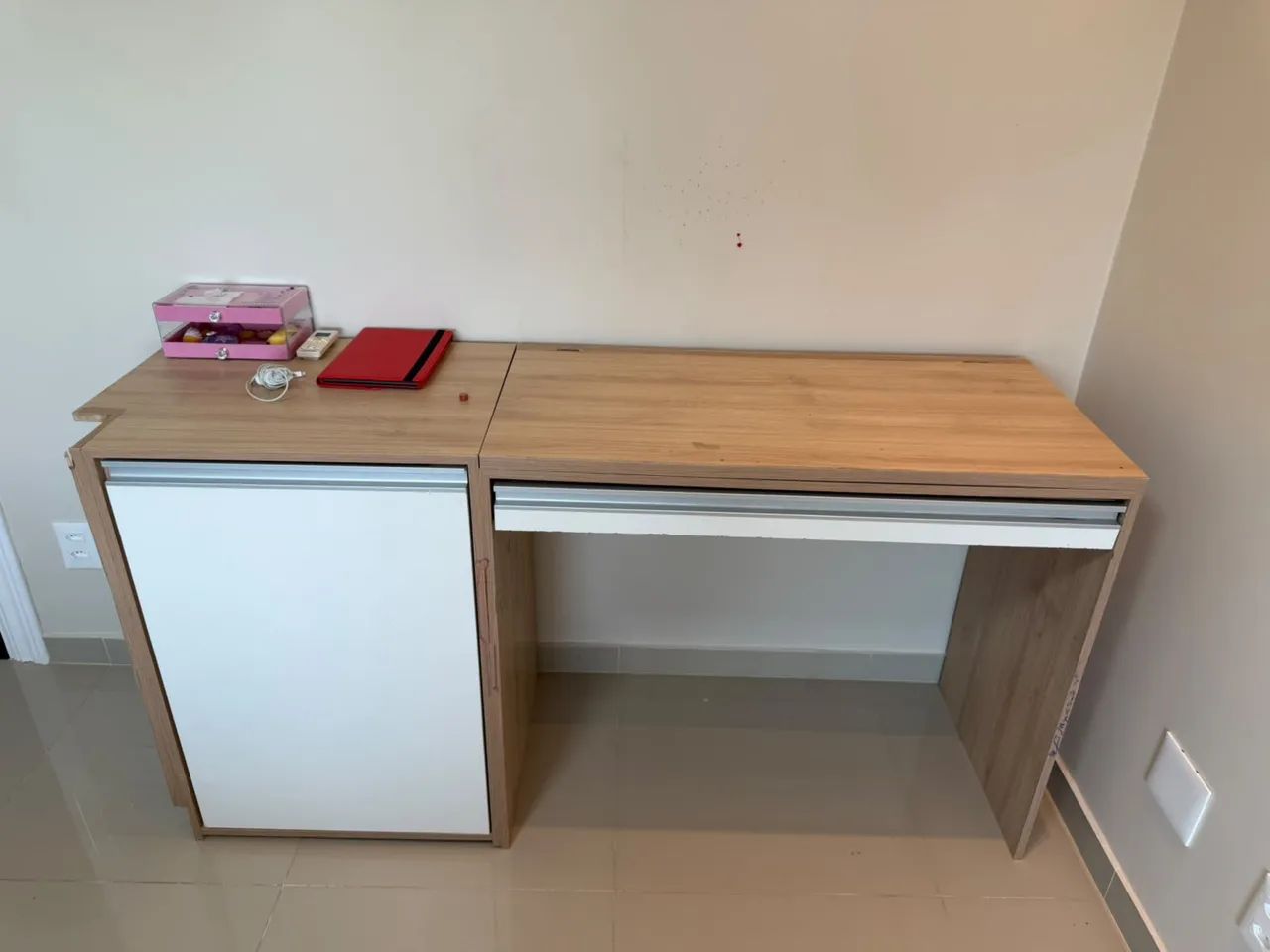 Bancada Multiuso e Penteadeira Camarim com Espelho Basculante e Armário - Foto 4