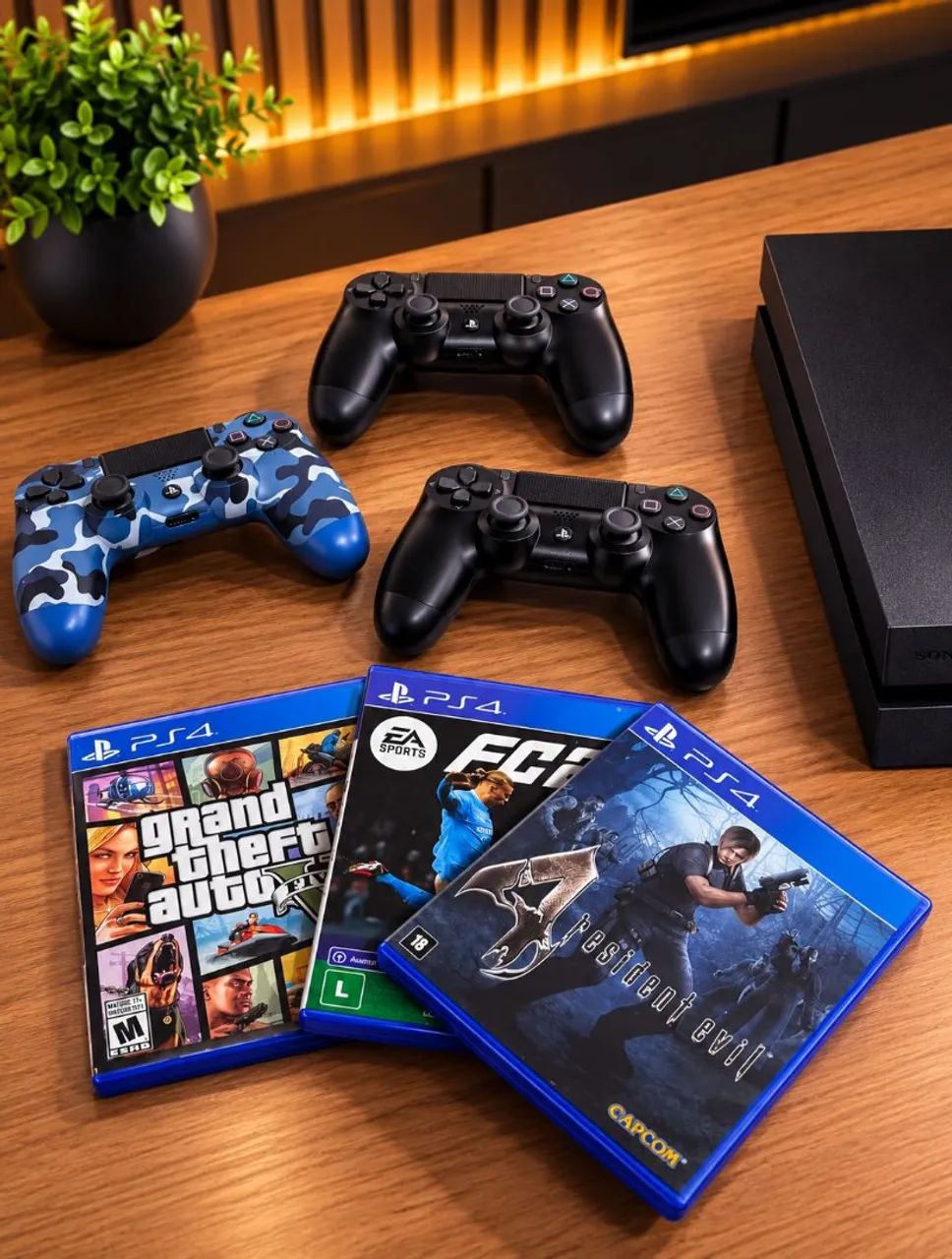 PS4 COM JOGOS  - Foto 3