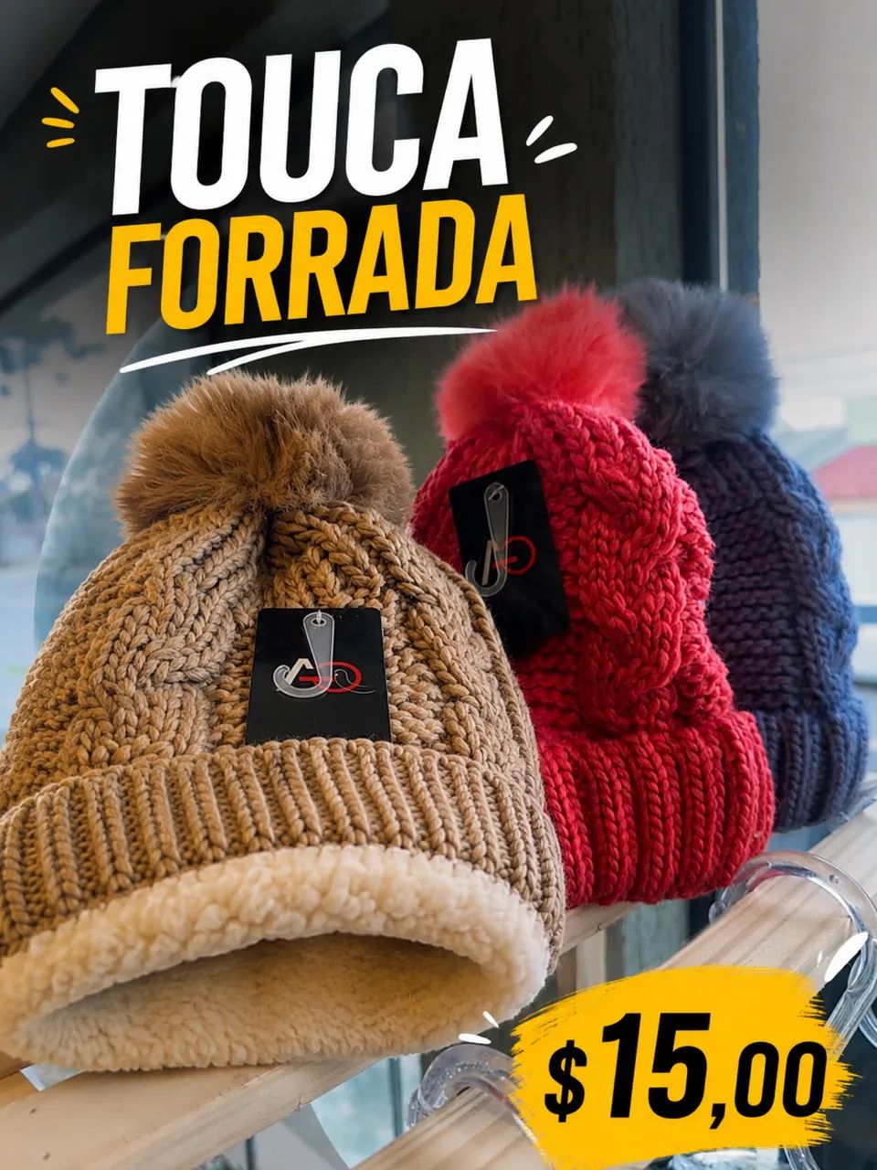 Touca feminina 