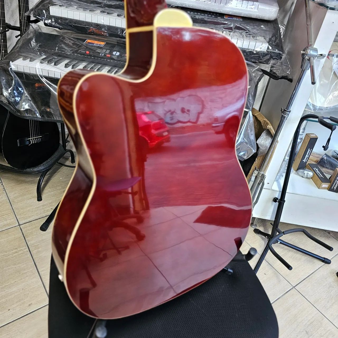 VIOLÃO MEMPHIS TAGIMA NYLON ELÉTRICO - Foto 5