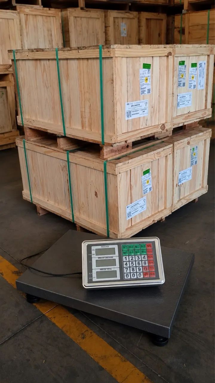 Balança Digital Para Pesar Caixas 700kg Sem Coluna 45x60cm - Foto 3