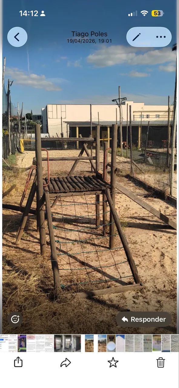 Playground Parquinho de Eucalipto Tratado   - Foto 2
