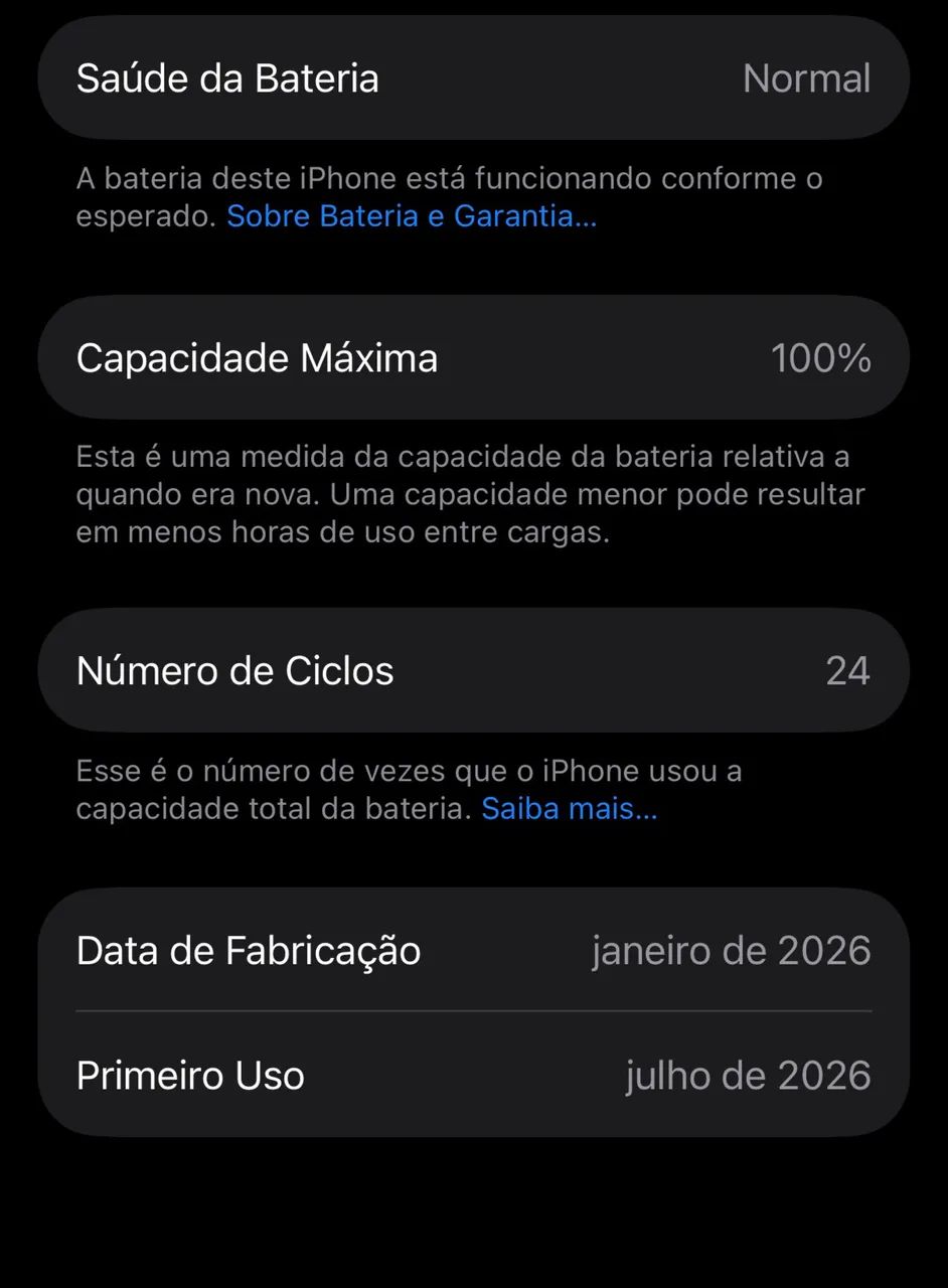 iPhone 17 Pro 256 ZERADO!!! - Foto 2