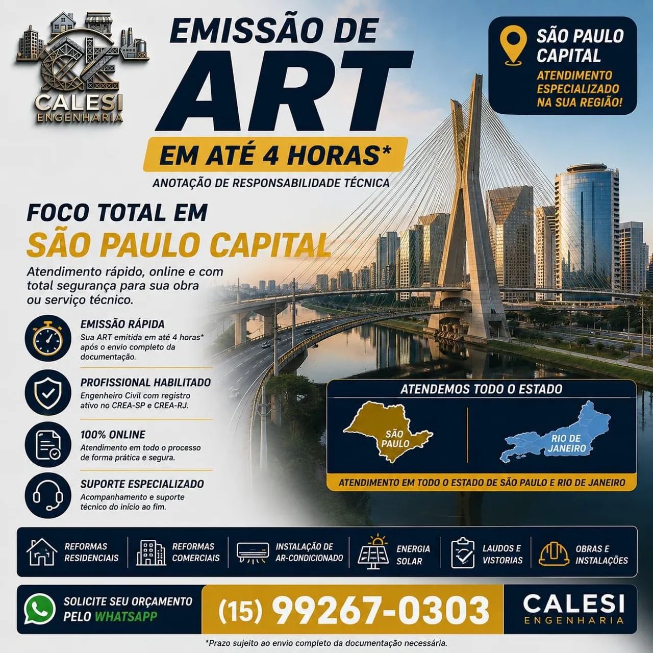 Serviços de Engenharia Civil | Reformas, Laudos e Responsabilidade Técnica