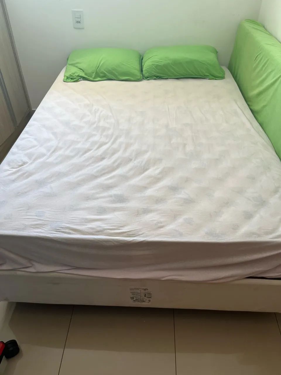 Cama de casal (colchão + base) - Foto 4