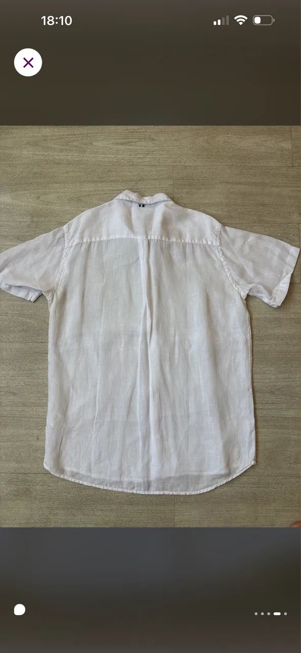 Camisa reserva 100% linho - Foto 4