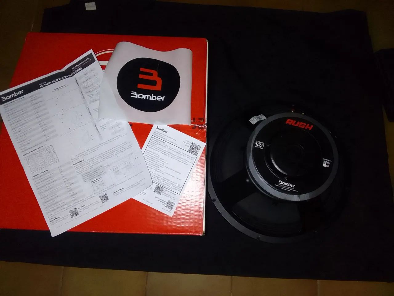 Woofer Bomber Rush 15" 1000W RMS - 4 Ohms - Foto 3