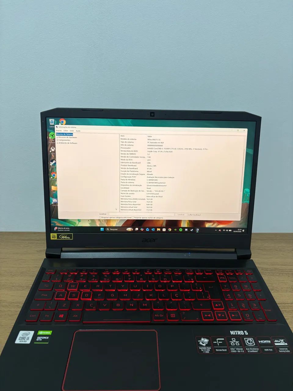 Notebook Acer Nitro