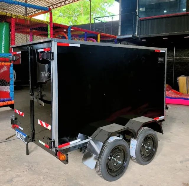 Baú direto de fábrica - carreta reboque fazendinha loja móvel carga - Foto 5