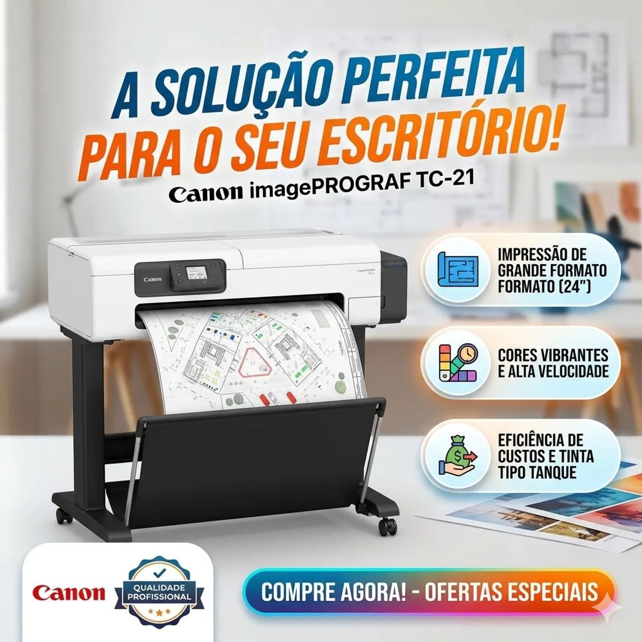 Impressora Plotter Canon TC-21