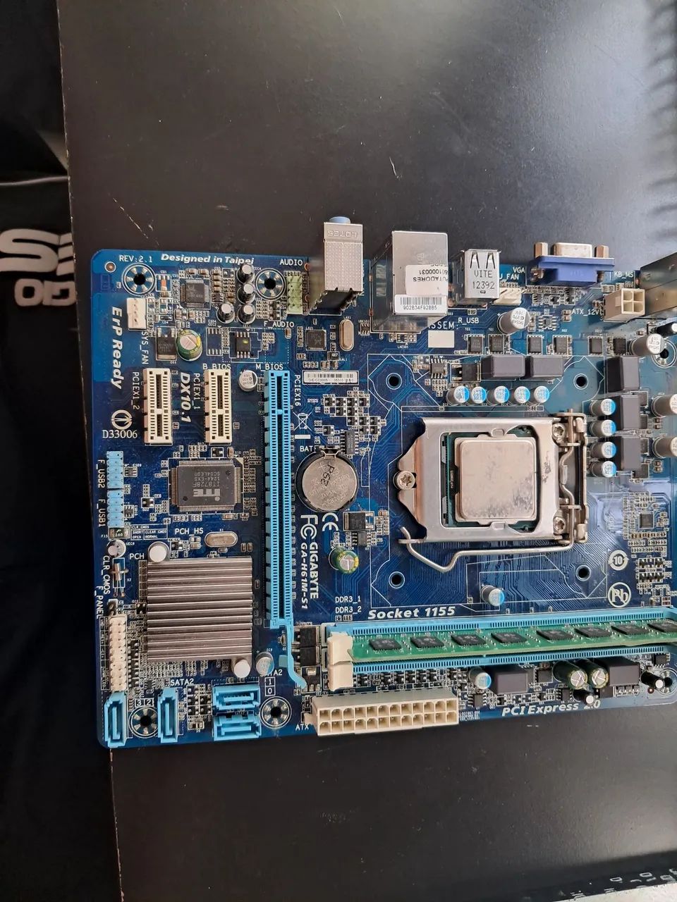 Kit placa mãe DX10.1 com PROCESSADOR INTEL i5 com 8GB DE MEMÓRIA DDR3 - Foto 4