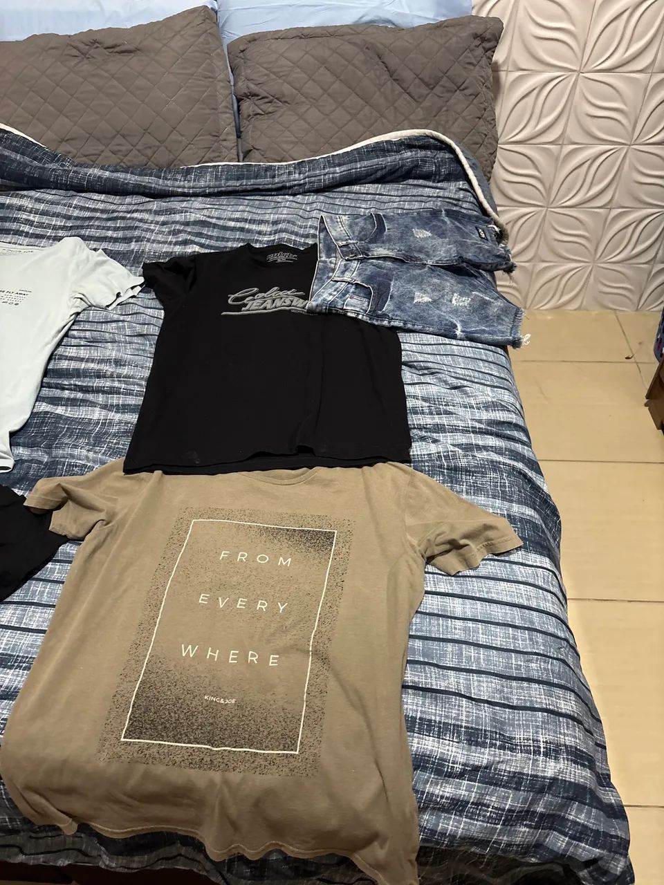camisas e shorts a venda por 50 R$ - Foto 3