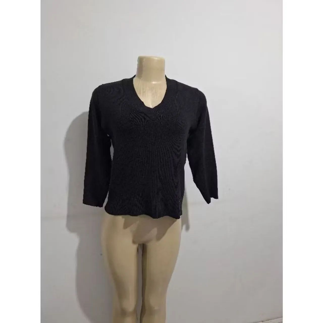 Blusa malha feminino preto 